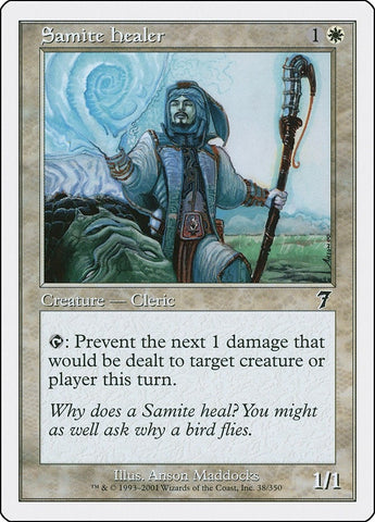 Image for Samite Healer (38) - Magic: The Gathering