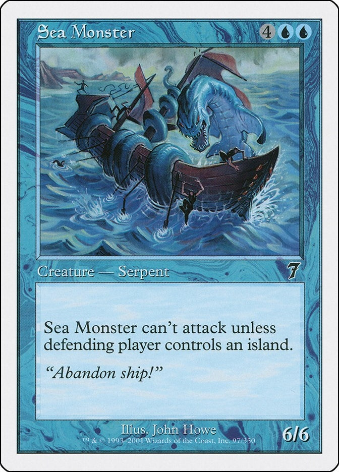Image for Sea Monster (97) - Magic: The Gathering