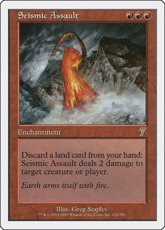 Image for Seismic Assault (216) - Magic: The Gathering