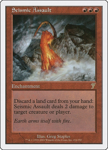 Image for Seismic Assault (216) - Magic: The Gathering