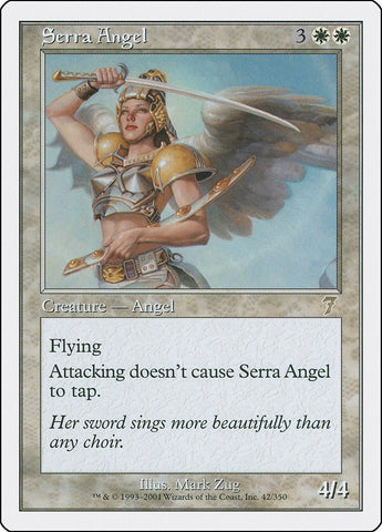 Image for Serra Angel (42) - Magic: The Gathering