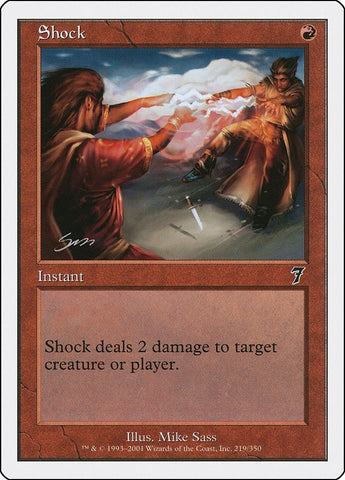 Image for Shock (219) - Magic: The Gathering