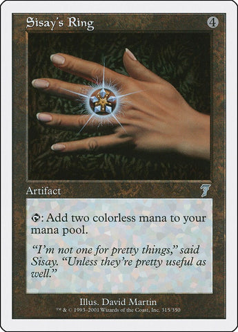 Image for Sisay's Ring (315) - Magic: The Gathering
