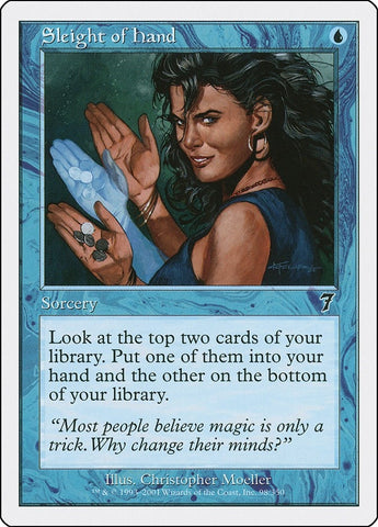 Image for Sleight of Hand (98) - Magic: The Gathering