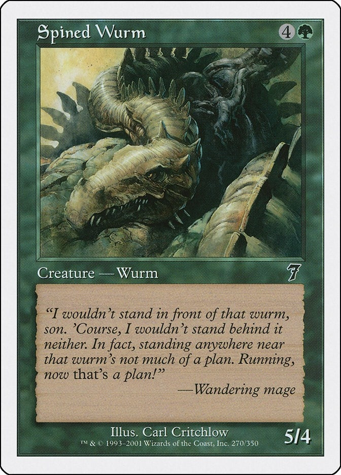 Image for Spined Wurm (270) - Magic: The Gathering