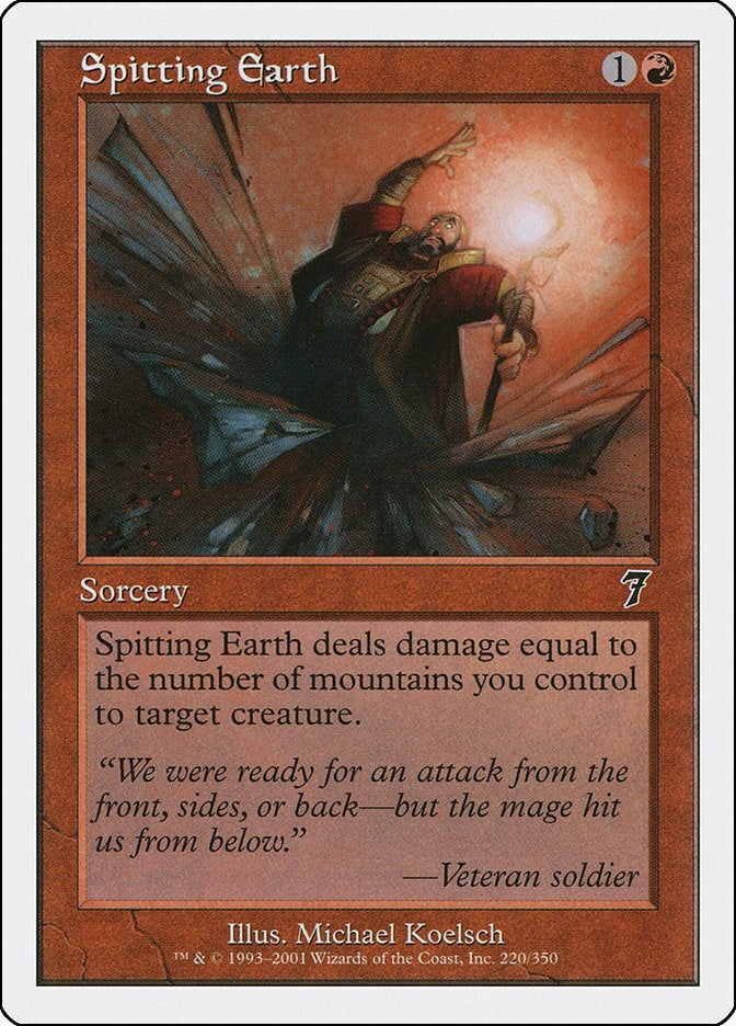 Image for Spitting Earth (220) - Magic: The Gathering