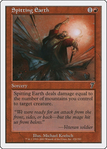 Image for Spitting Earth (220) - Magic: The Gathering