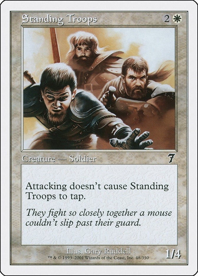 Image for Standing Troops (48) - Magic: The Gathering