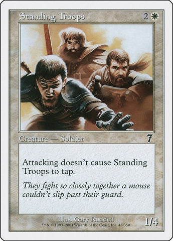 Image for Standing Troops (48) - Magic: The Gathering