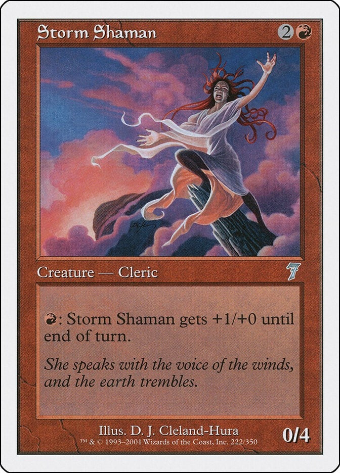 Image for Storm Shaman (222) - Magic: The Gathering