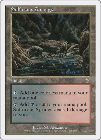 Image for Sulfurous Springs (345) - Magic: The Gathering