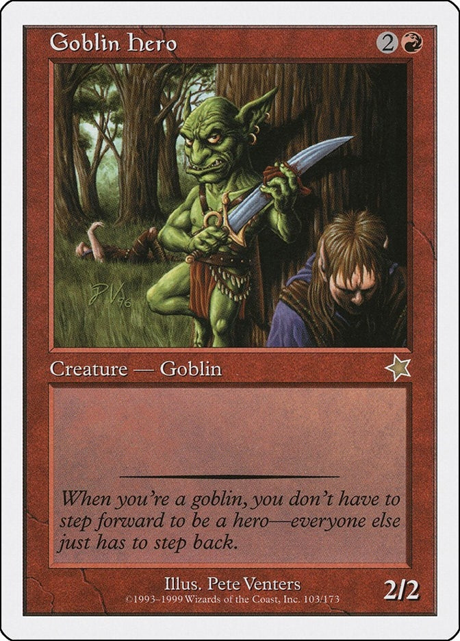 Image for Goblin Hero (103) [Starter 1999]