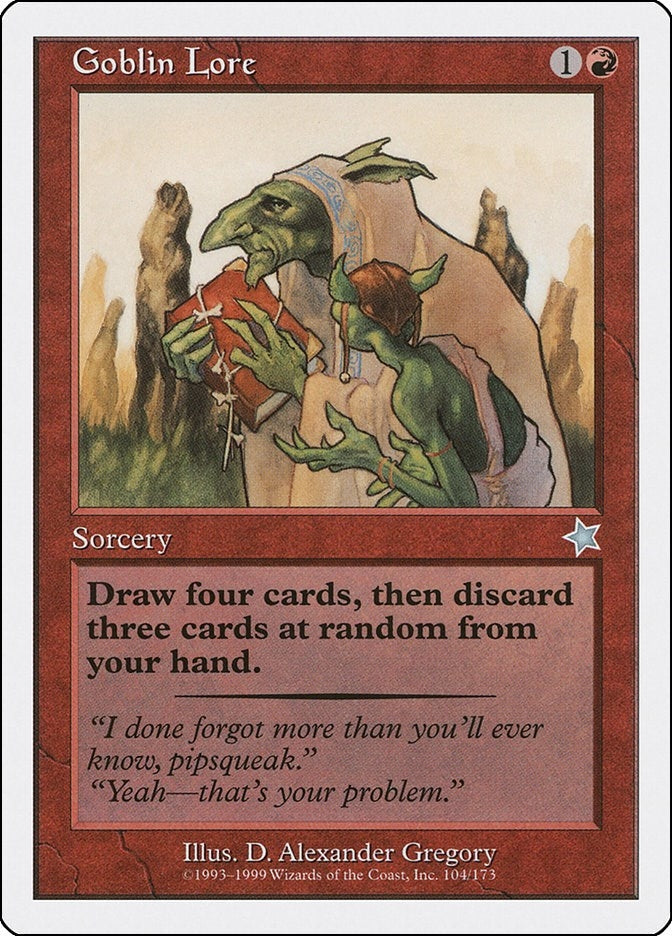 Image for Goblin Lore (104) [Starter 1999]