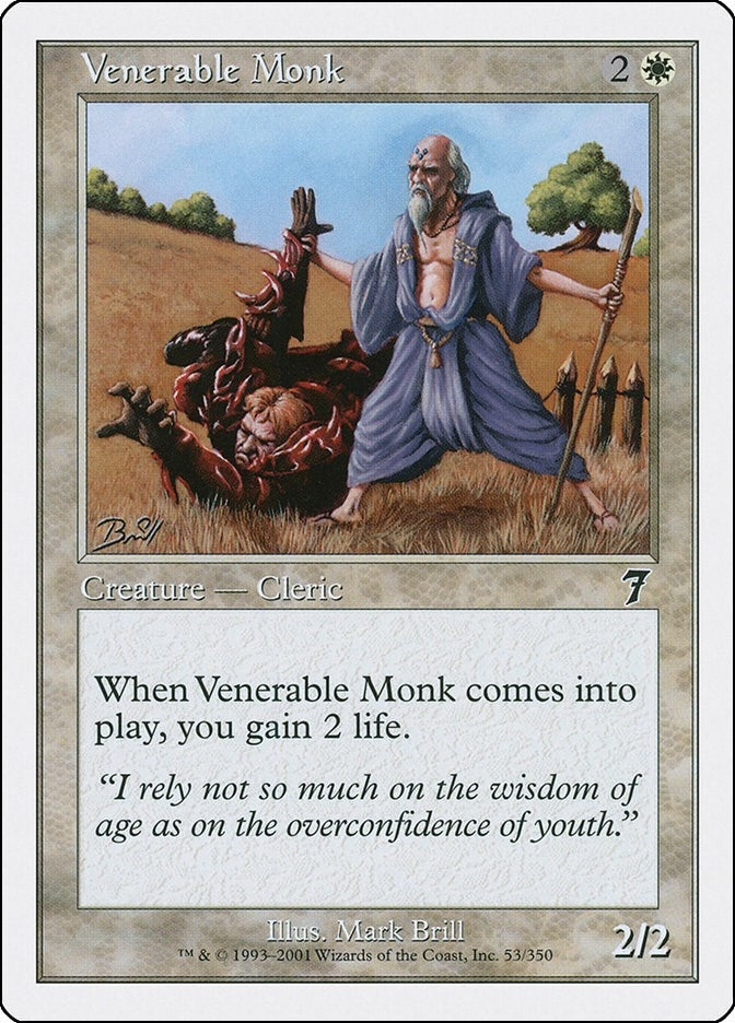 Image for Venerable Monk (53) - Magic: The Gathering