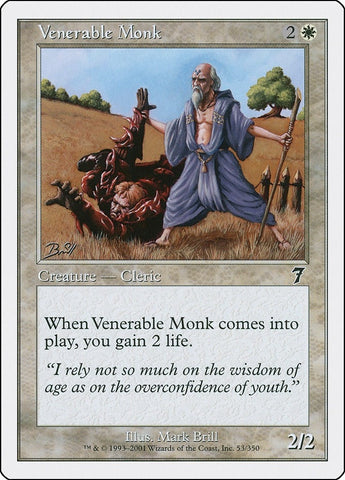 Image for Venerable Monk (53) - Magic: The Gathering
