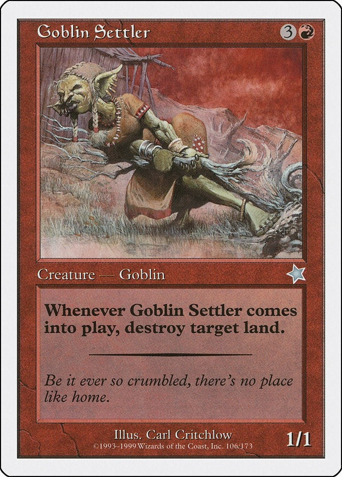 Image for Goblin Settler (106) [Starter 1999]