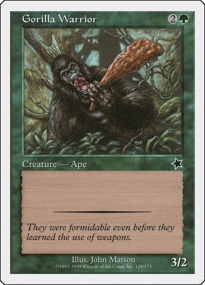 Image for Gorilla Warrior (128) [Starter 1999]