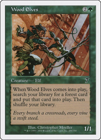 Image for Wood Elves (284) - Magic: The Gathering