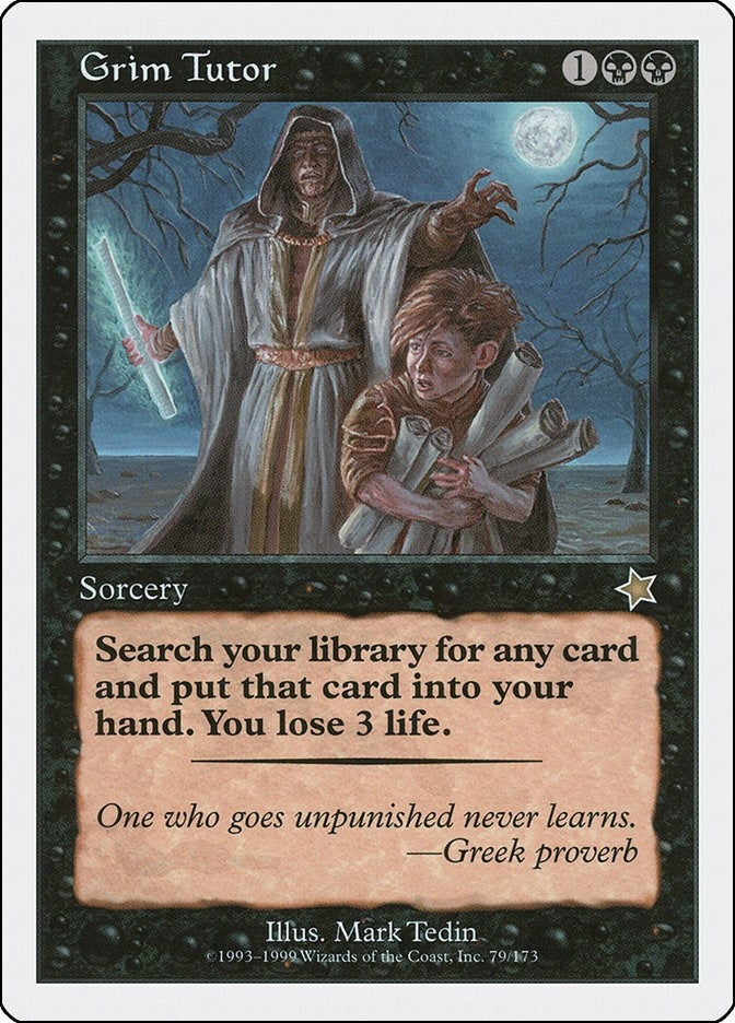 Image for Grim Tutor (79) [Starter 1999]