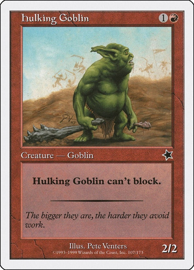 Image for Hulking Goblin (107) [Starter 1999]