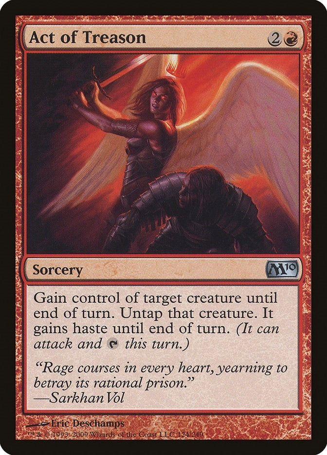 Image for Act of Treason (124) [Magic 2010 (M10)]