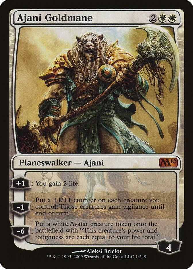 Image for Ajani Goldmane (1) [Magic 2010 (M10)]