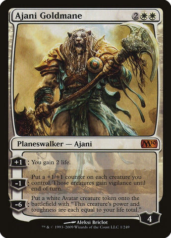 Image for Ajani Goldmane (1) [Magic 2010 (M10)]