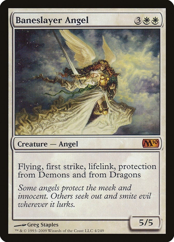 Image for Baneslayer Angel (4) [Magic 2010 (M10)]