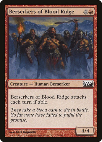 Image for Berserkers of Blood Ridge (126) [Magic 2010 (M10)]