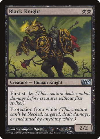 Image for Black Knight (85) [Magic 2010 (M10)]