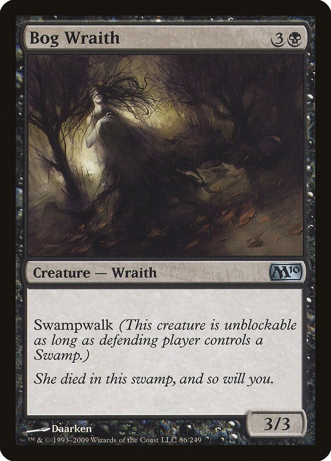Image for Bog Wraith (86) [Magic 2010 (M10)]