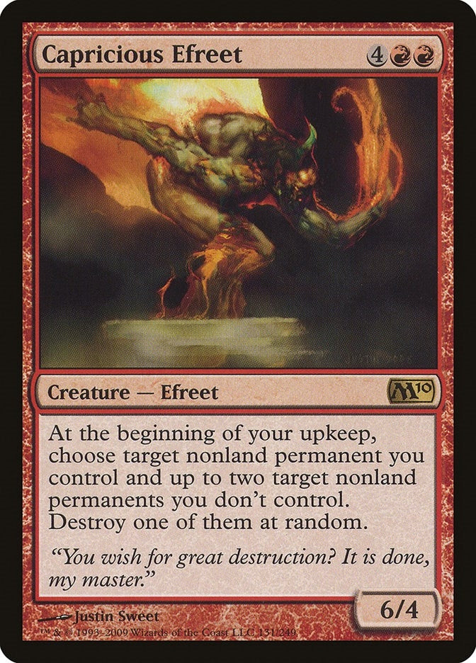 Image for Capricious Efreet (131) [Magic 2010 (M10)]