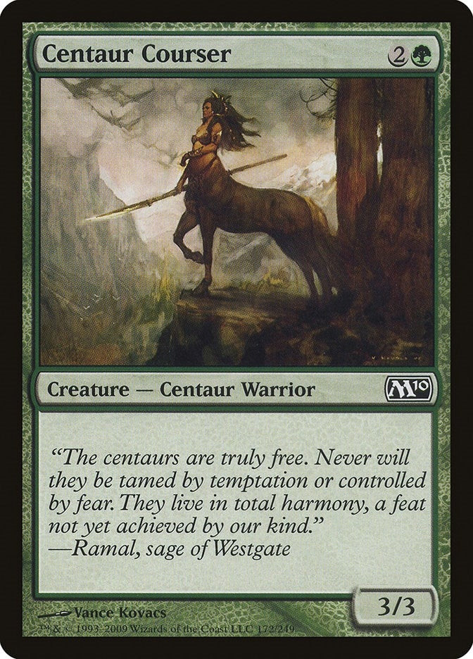 Image for Centaur Courser (172) [Magic 2010 (M10)]