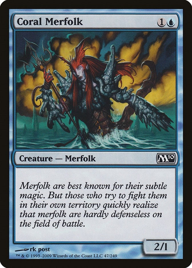 Image for Coral Merfolk (47) [Magic 2010 (M10)]
