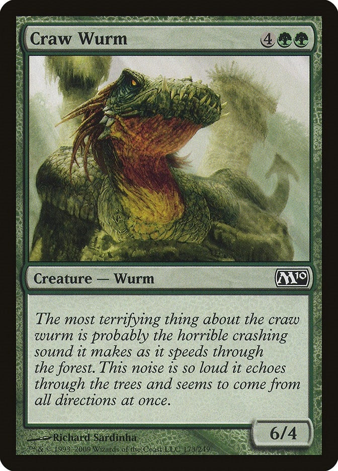 Image for Craw Wurm (173) [Magic 2010 (M10)]