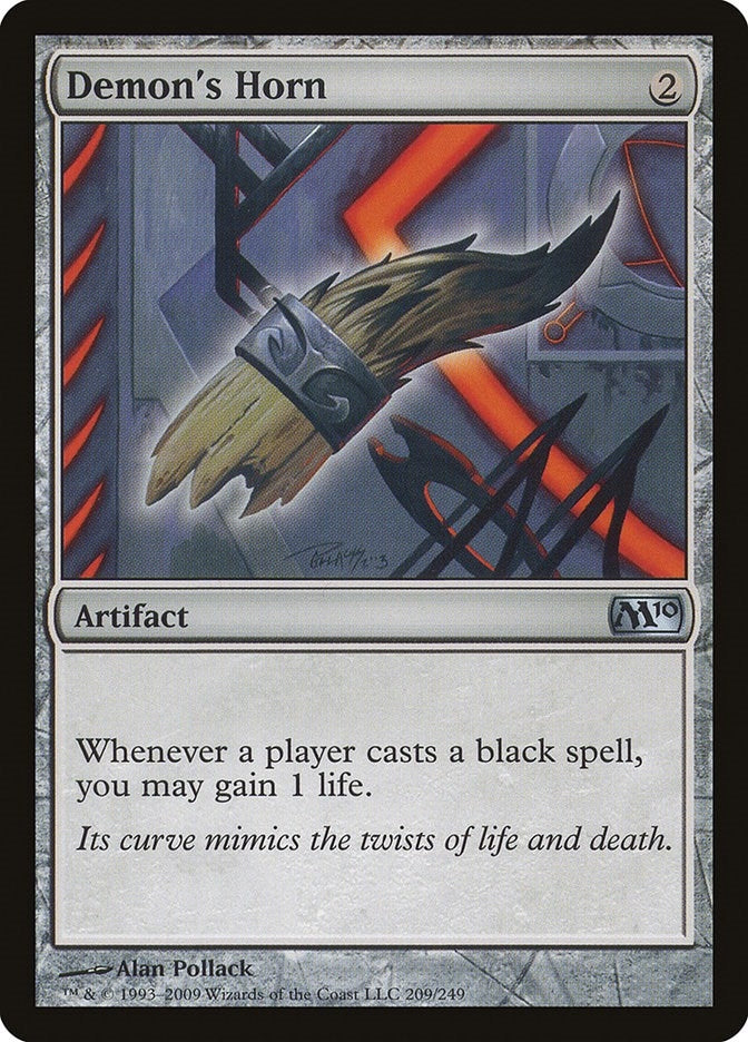 Image for Demon's Horn (209) [Magic 2010 (M10)]