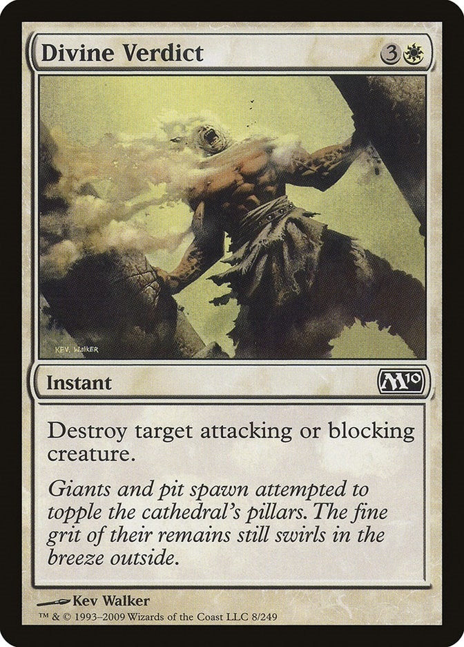 Image for Divine Verdict (8) [Magic 2010 (M10)]