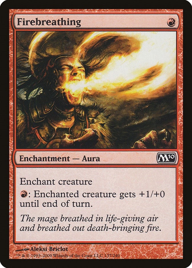 Image for Firebreathing (137) [Magic 2010 (M10)]