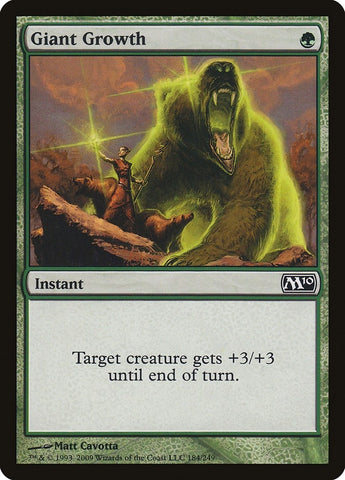 Image for Giant Growth (184) [Magic 2010 (M10)]