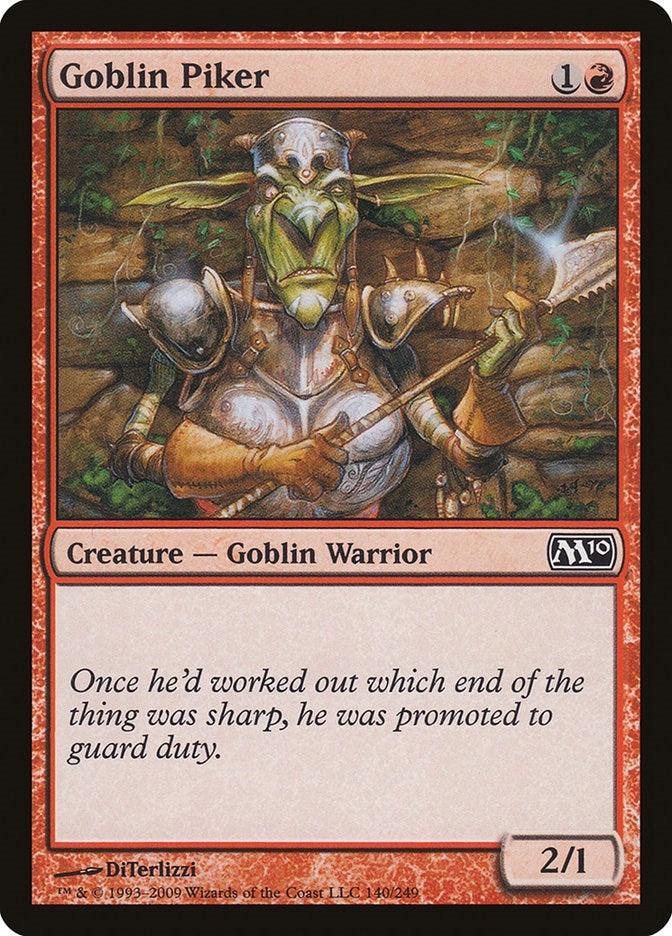 Image for Goblin Piker (140) [Magic 2010 (M10)]