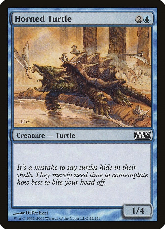 Image for Horned Turtle (55) [Magic 2010 (M10)]