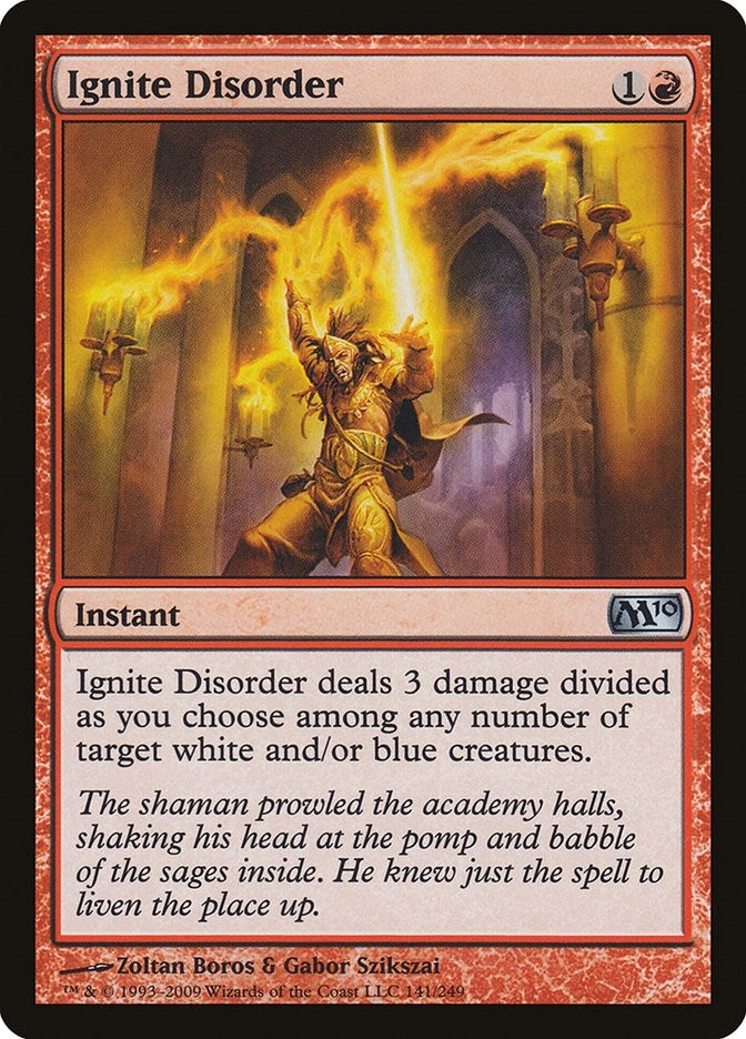 Image for Ignite Disorder (141) [Magic 2010 (M10)]