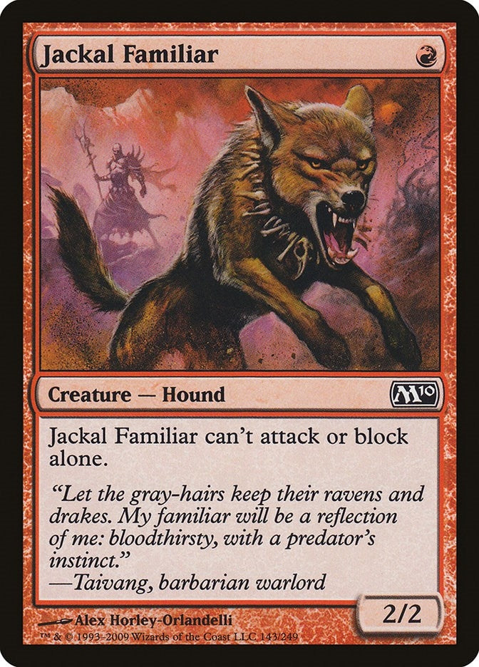 Image for Jackal Familiar (143) [Magic 2010 (M10)]