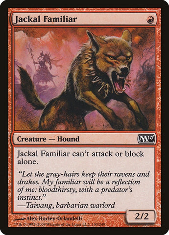 Image for Jackal Familiar (143) [Magic 2010 (M10)]