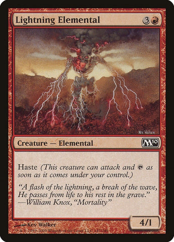 Image for Lightning Elemental (147) [Magic 2010 (M10)]