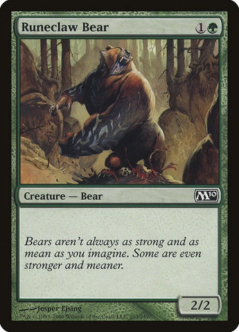 Image for Runeclaw Bear (203) [Magic 2010 (M10)]