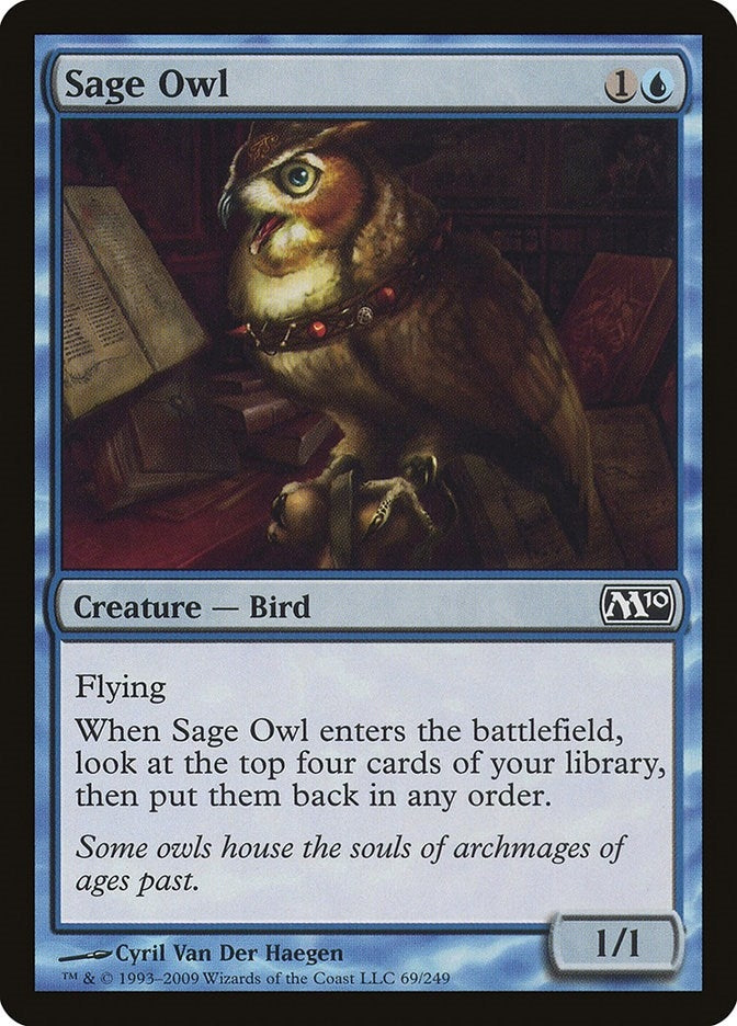 Image for Sage Owl (69) [Magic 2010 (M10)]