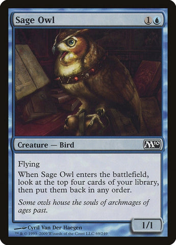 Image for Sage Owl (69) [Magic 2010 (M10)]