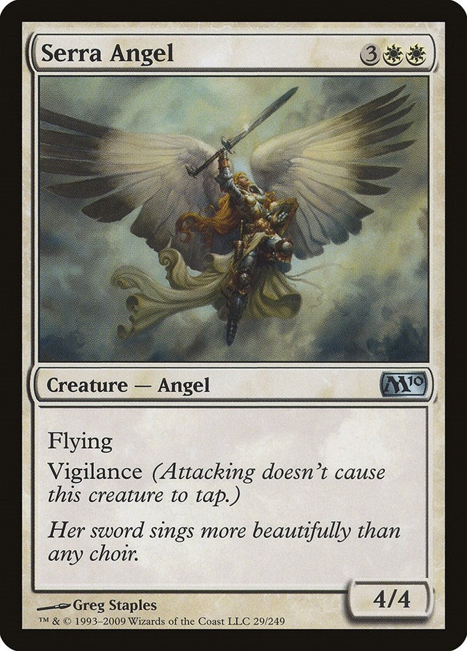 Image for Serra Angel (29) [Magic 2010 (M10)]