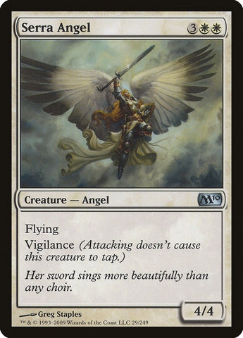 Image for Serra Angel (29) [Magic 2010 (M10)]